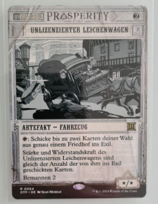 Unlizenzierter Leichenwagen / Unlicensed Hearse (MTG deutsch)