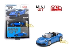 Mini GT  1:64 Porsche 911 Targa 4S Shark Blue #610 mgt00610