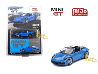 1:64 Mini GT #610 Porsche 911 Targa 4S Shark Blue mgt00610 | eBay
