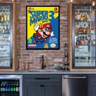 Retro NES Poster Vintage Super Nintendo Mario 3 Poster  Wall Art decor 18x24 in