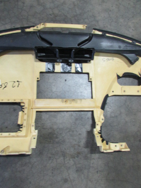 Lamborghini Gallardo Dash Panel, Black With Yellow Stitching Used P/N 401857041E