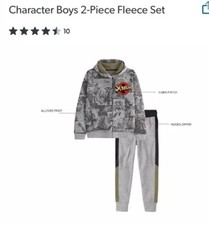 X man Boys 2 Piece full Zip hoodie,joggers Pants Fleece Set Size S 8