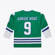 Hartford Whalers Gordie Howe Mitchell & Ness Green 1979/80 NHL Power Play Jersey