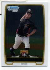 2012 Bowman Chrome Prospects #BCP70 Luis Heredia Pittsburgh Pirates 1st Bowman