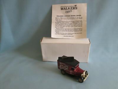 Lledo Promotional Model 1934 Ford Model A Van ''Walkers Crisps'' Boxed