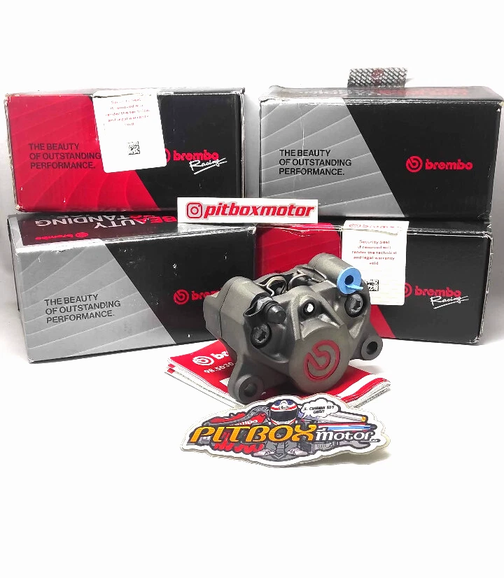 Brembo гонки титана темно серый красный логотип 34 мм P34 P2 задний тормоз суппорт новый - Изображение 4 из 4