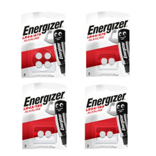 Image of Energizer LR44 LR43 LR54 1.5V Alkaline Button Cell Batteries A76 189 186