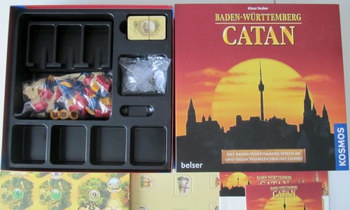 WIE NEU, da UNBESPIELT: BADEN-WÜRTTEMBERG CATAN! ROTE AUSGABE! INHALT OVP!!! - Bild 6 von 6