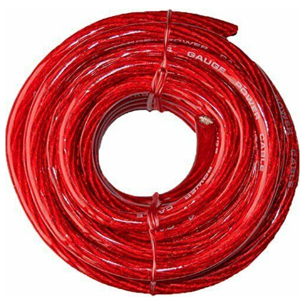 Car Audio 4 Gauge Cable Set Amp Amplifier Install RCA Fuse Subwoofer Sub Wiring