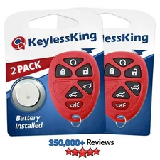 2x Keyless Entry Remote Car Key Fob Control for OUC60270 15913427 M3N5WY8109 Red