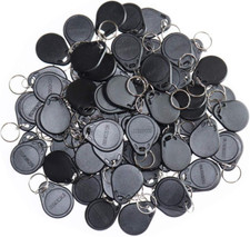 100PCS 125Khz RFID Key Fob Contactless Keyfob Proximity ID Card Token Tag Keypad