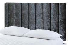 BED HEADBOARD PORTLAND CRUSHED VELVET | SINGLE | DOUBLE |  KINGSIZE | 
