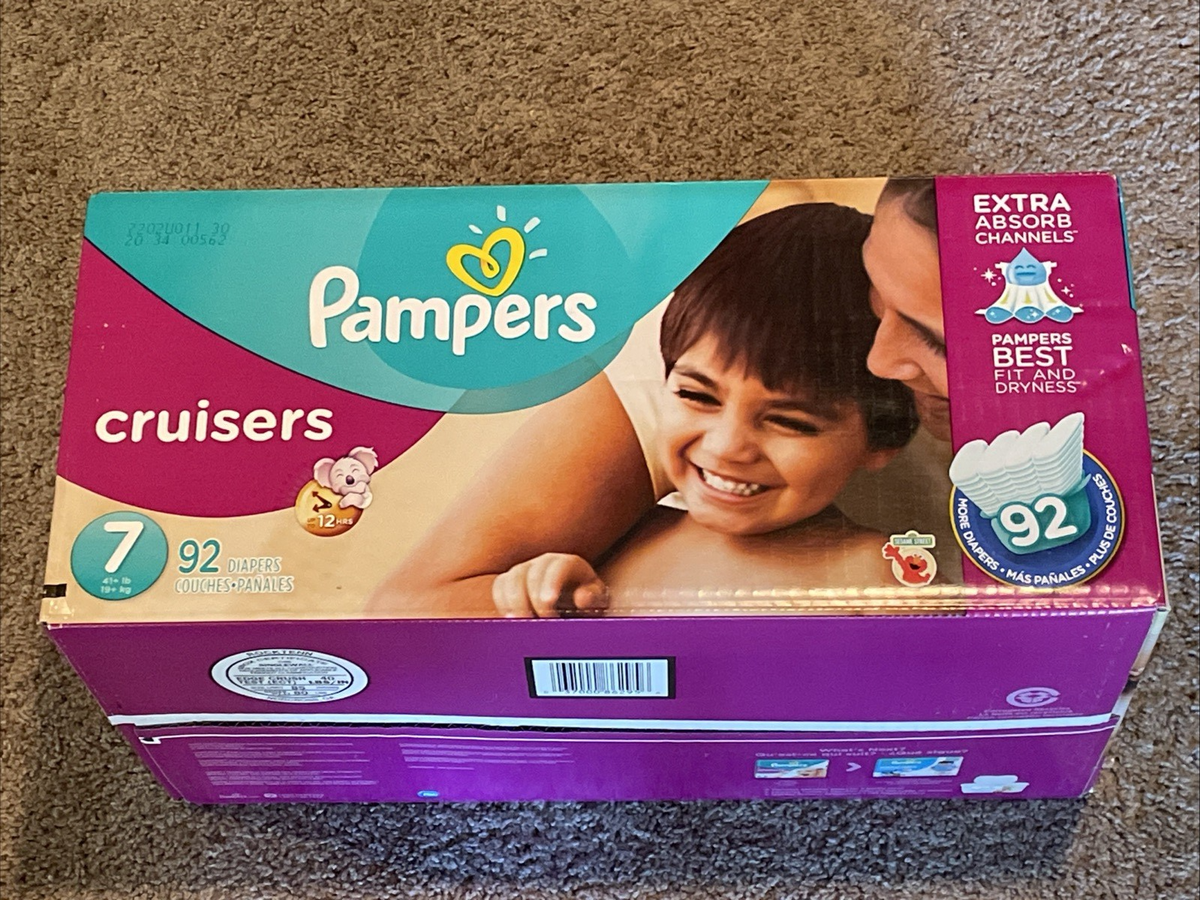 Pampers 86295 Cruisers Diapers, Size 92 Count for sale online