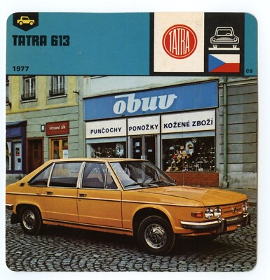 Tatra 613 - GT / Production Car Edito Service SA Auto Rally Card
