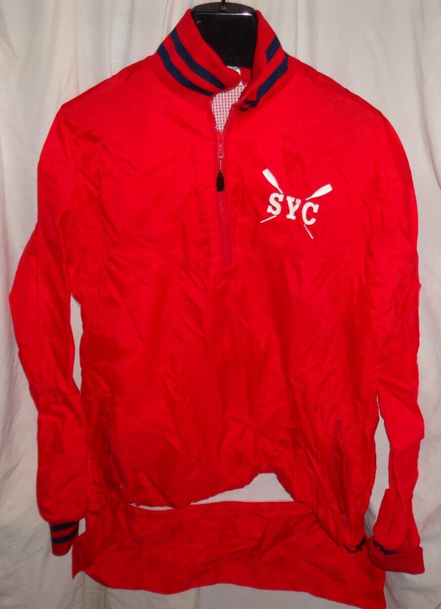 FILA Giacca equipaggio canottaggio SYC Seattle Yacht Club cucita sportiva USA taglia L