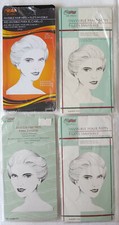 Lot of 4 pkgs. of Vintage Hair Nets Invisible, Elastic Edge