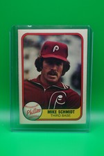 1981 FLEER MIKE SCHMIDT PHILLIES THIRD BASE #5 ERROR BASEBALL
