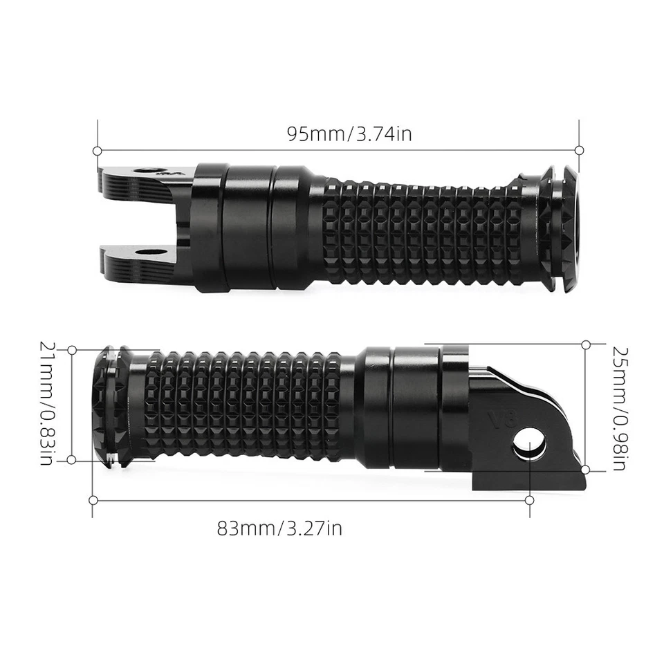 Adaptador de pedal reposapiés reposapiés delantero antideslizante para DUCATI 916/SP 998/S 848/EVO Foto 4 de 4