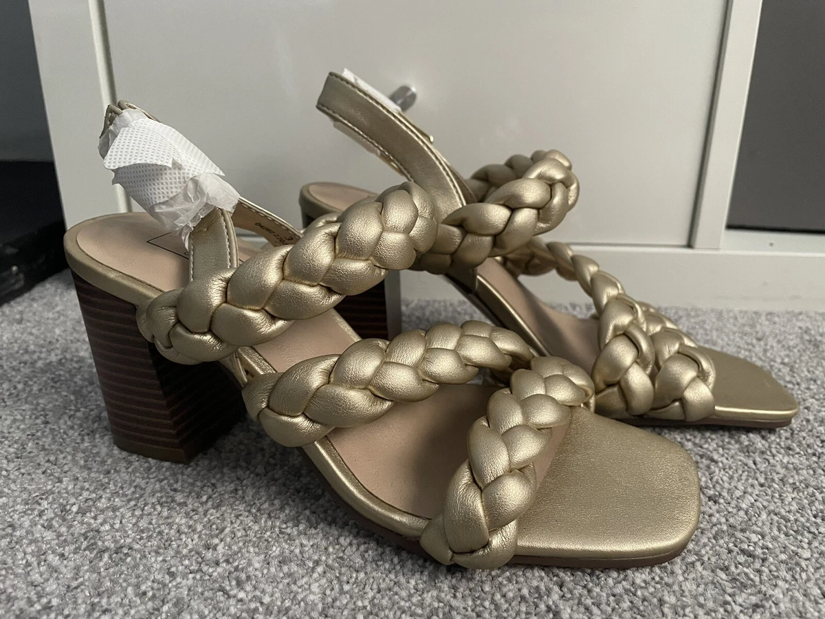 Gold sandals size 3 sales