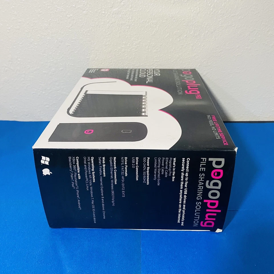 Pogoplug Pro Personal Cloud Device File Sharing Solution w/ Power&Cat5E New - Image 3 of 4