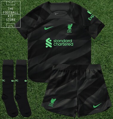 Soccer Liverpool Fc Junior Goalkeeper Kit Liverpool Goalkeeper
