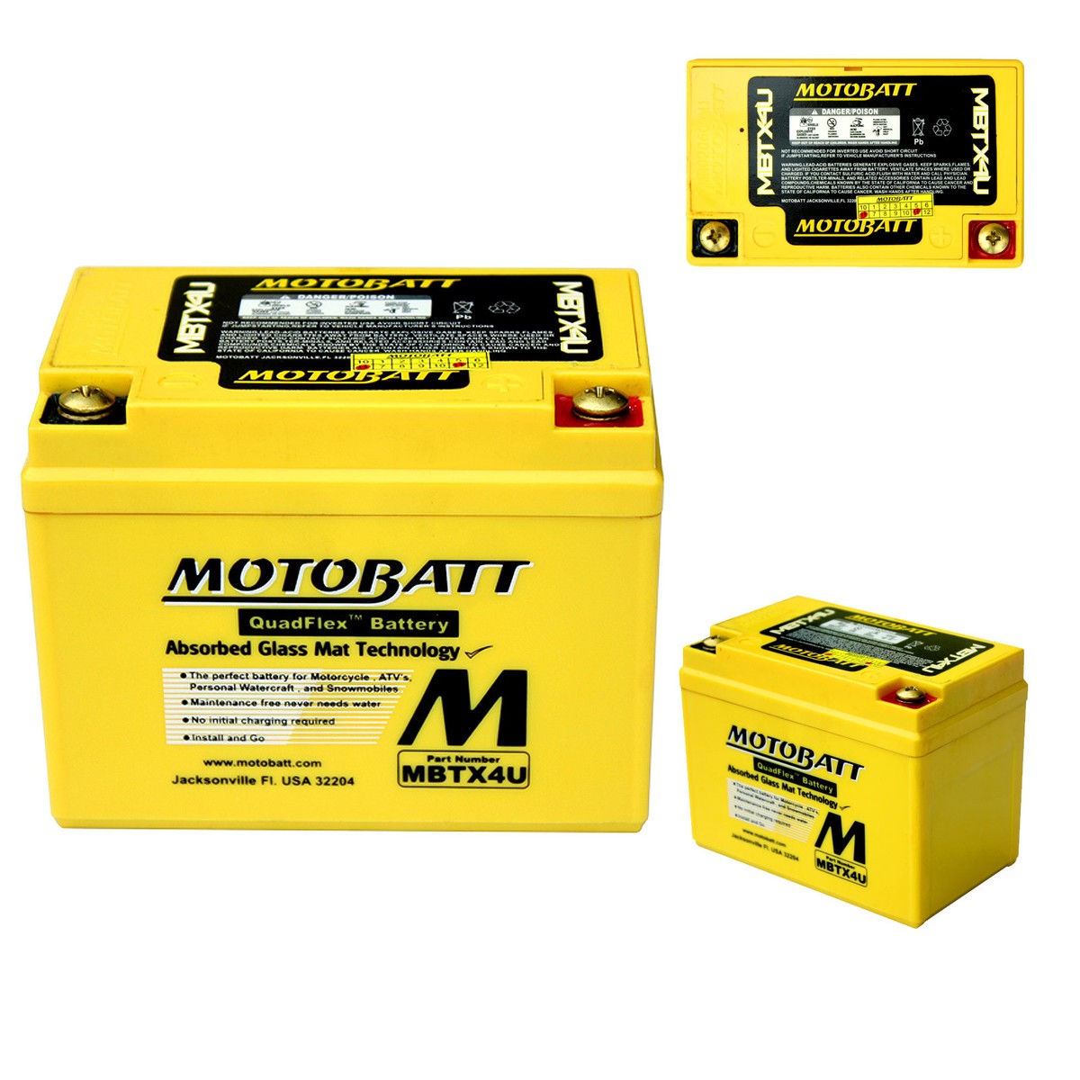 Ytx4l-bs Battery Mighty Max YTX4L-BS GEL Replacement Battery For