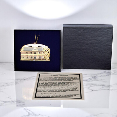 James Brandon Homestead  ornament in box with paperwork