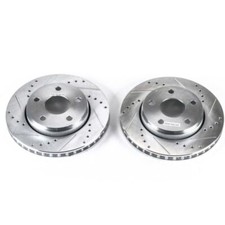 Power Stop 07-17 fits Jeep Wrangler Front Evolution Drilled & Slotted Rotors - P