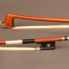 J.J. Martin Copy Master Pernambuco Violin Bow 4/4 Ebony Parisan eye Silver Parts