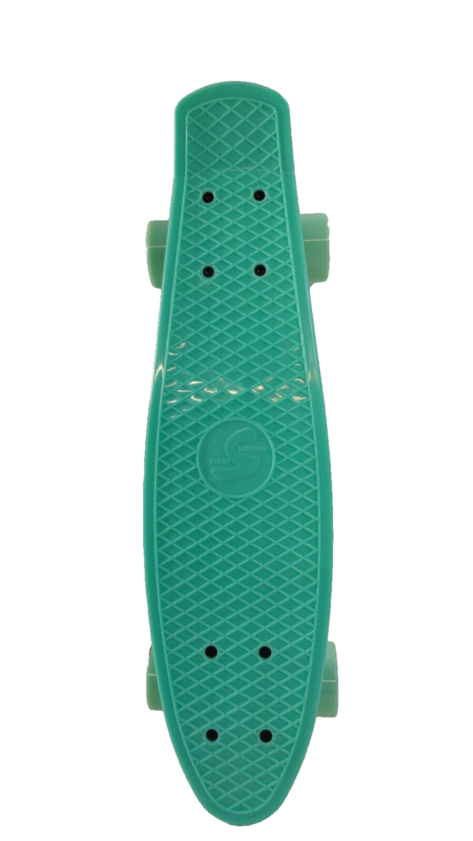 Complete 27 inch Skateboard Plastic Mini Retro Style Cruiser for
