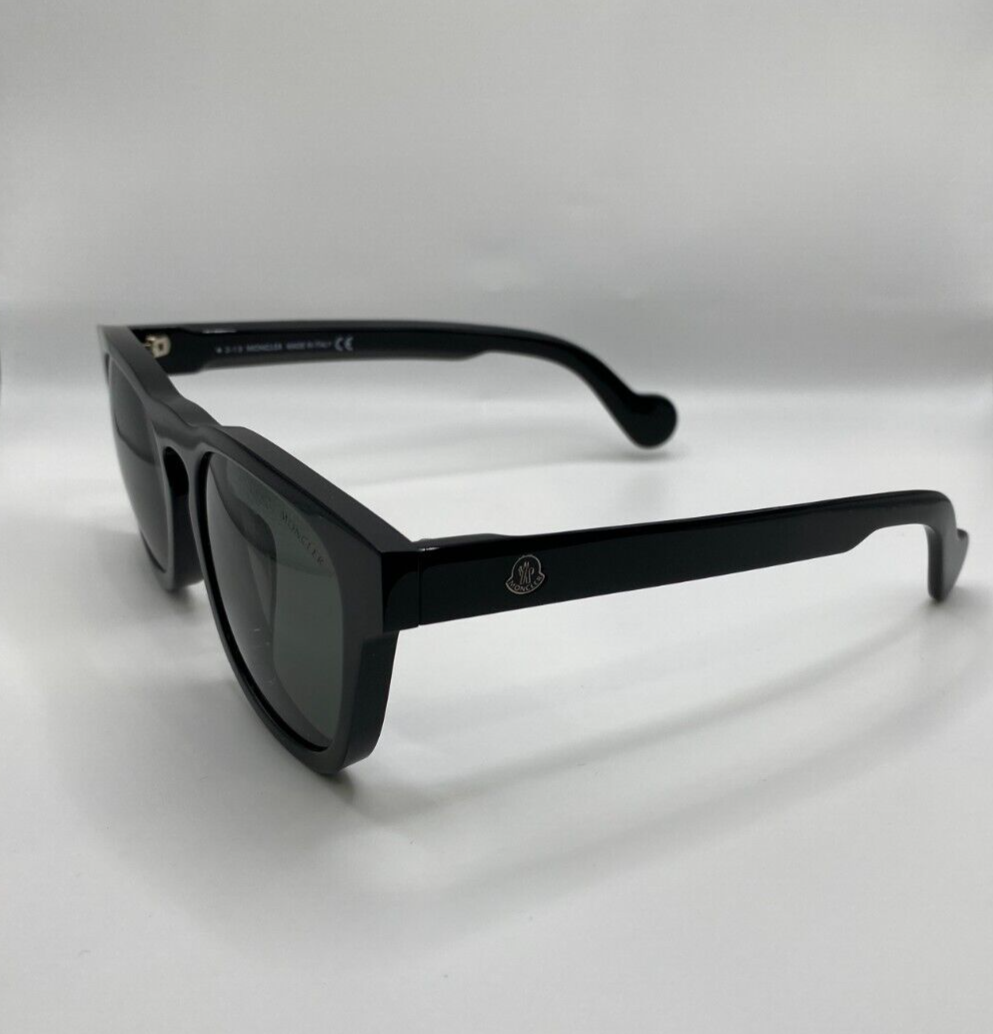 小物 00s MONCLER sunglasses Wellington 0098-F Moncler ML 0098-F 01A Black Plastic Sunglasses Frame 54-20-150