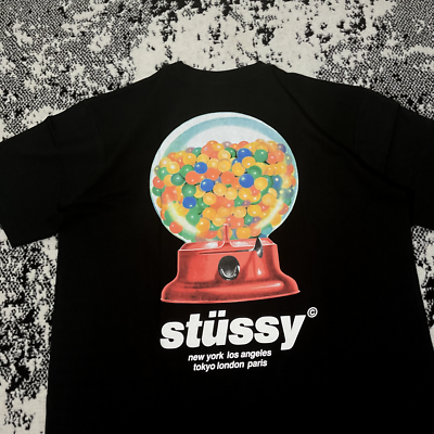 BRAND NEW STUSSY GUMBALL TEE BLACK - LARGE | eBay