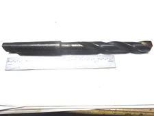 RESHARPENED USA MADE ATM 19/32 (.5938) JOBBERS LENGTH#2 TAPER  SHANK DRILL BIT