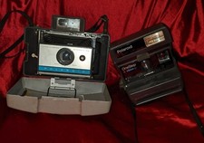 vintage polaroid camera 210 One Step Close Up Lot Untested