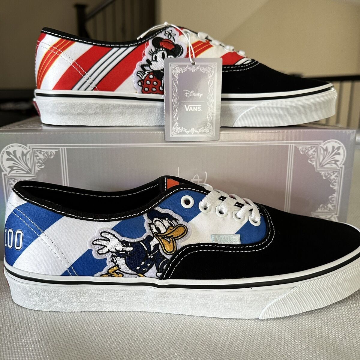 Vans x Disney 100th OG Family Authentic Skate Sneakers Shoes Vans x Disney 100th OG Family Authentic Skate Sneakers Shoes