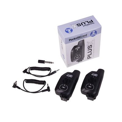 PocketWizard PlusX Transceiver (Black) (Pack of 2) 2 pack