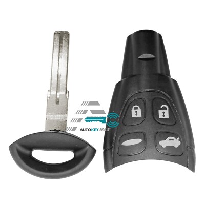 For Saab 2003-2009 9-3 9.3 2003-2007 9-5 9.5 Remote Car Key Fob LTQSAAM433TX