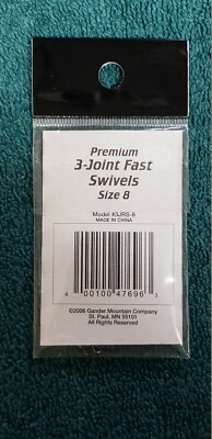 Lot De 42 Clips Rapides Gander Mountain – Acier Inoxydable, Taille 2, Pour Pêche (snap Fastlink)