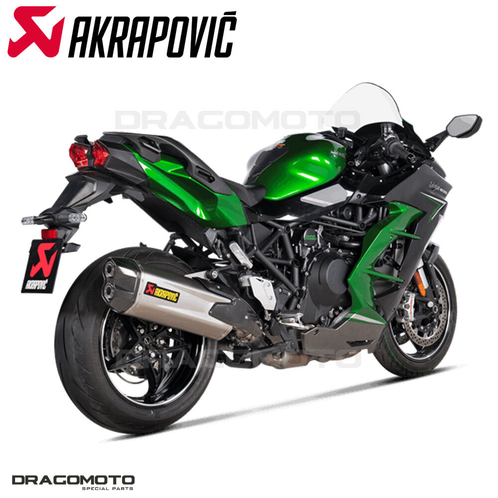 KAWASAKI NINJA H2 SX 2021-2023 Exhaust AKRAPOVIC Titanium S