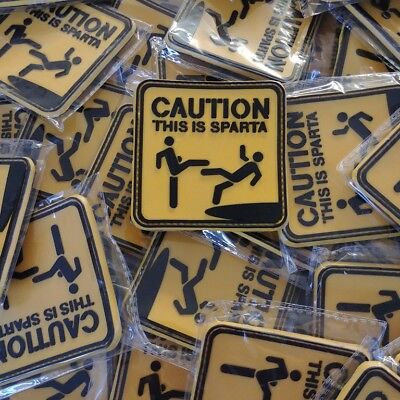 Caution: This is Sparta Patch + Sticker – PatchPanel