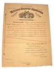 Civil War PENSION CERTIFICATE Pvt. JOSHUA GREEN Co. B, 13th MARYLAND INFANTRY