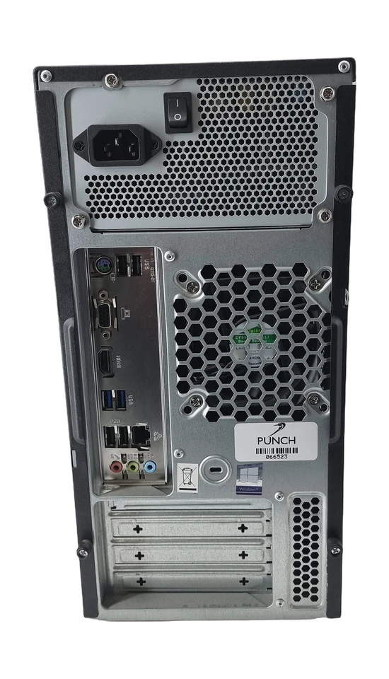 Punch Technologies Tower PC, Core i3 8th Gen, 8GB RAM, 256GB SSD, Windows 11 - Image 4 of 4