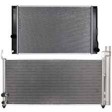 Aluminum Radiator & Condenser Cooling For 2012-2016 Toyota Prius V Lexus CT200h