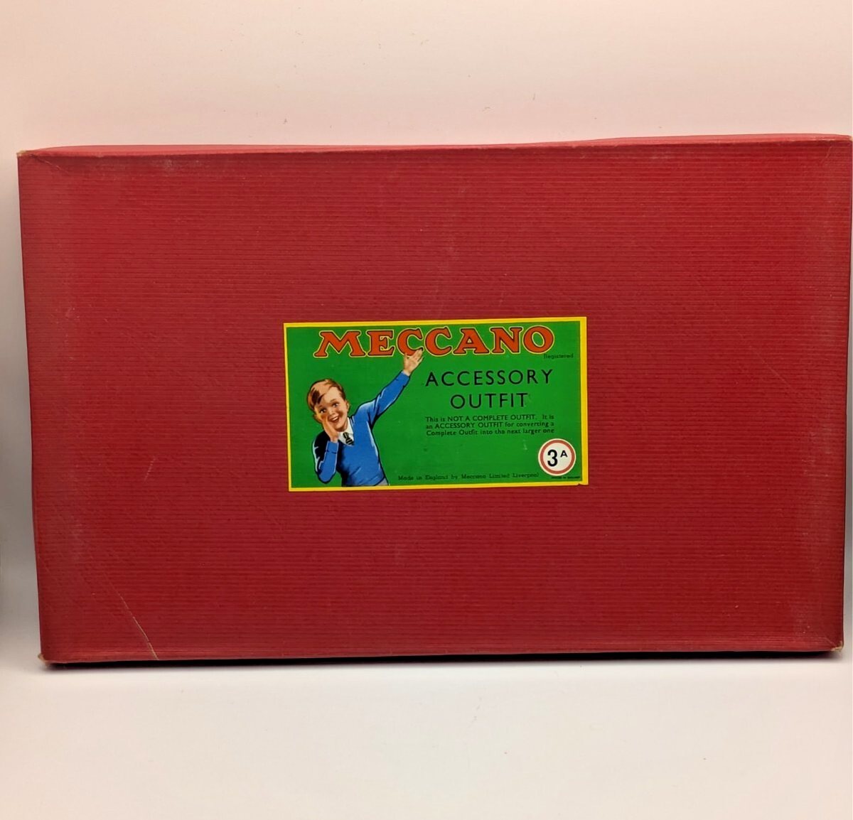 Vintage Meccano Accessory Outfit 3A Boxed Set – Original Parts Box