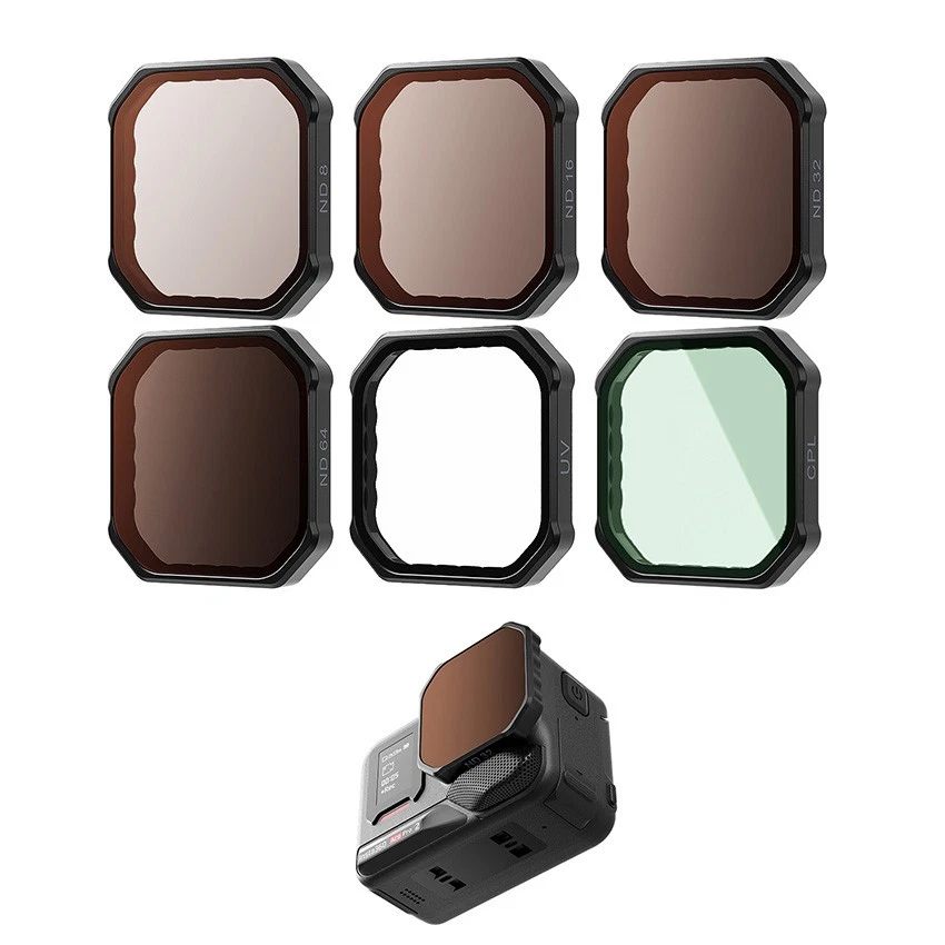 For Insta360 Ace Pro/ Pro 2 Camera CPL UV ND8/16/32/64 Optical Glass Lens Filter - Image 2 of 4