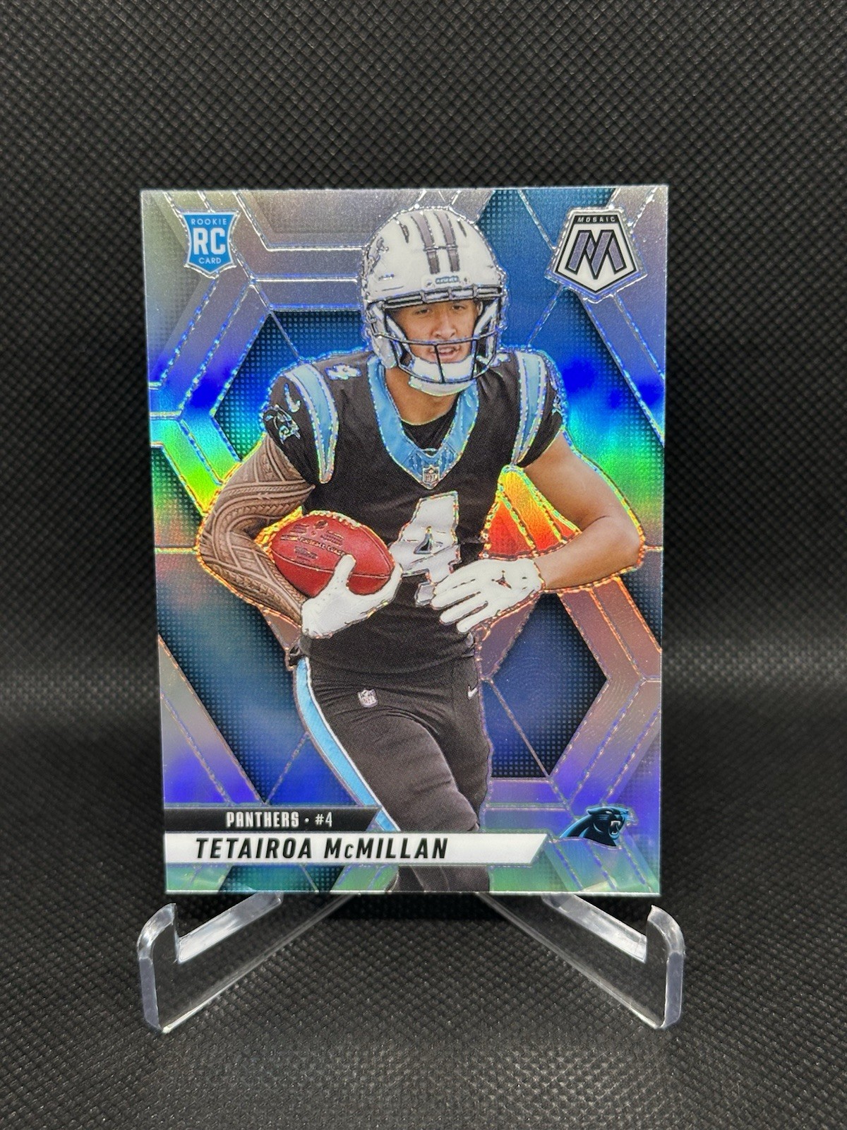 2025 Panini Mosaic - Tetairoa McMillan RC Silver Prizm #309 Carolina Panthers💥