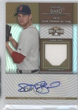 2012 Topps Triple Threads Unity Relics Sepia 52/75 Daniel Bard Auto 1c4