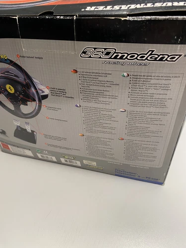 THRUSTMASTER 360 MODENA RACING WHEEL PEDALIERA + VOLANTE FERRARI PLAYSTATION 1 2 - Imagen 11 de 11