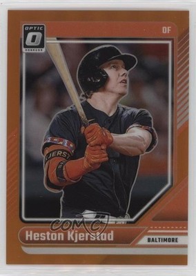 2024 Panini Donruss Optic Orange Prizm /199 Heston Kjerstad #14 Rookie RC 0hv6