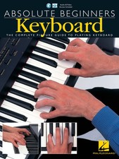 Absolute Beginners Keyboard Lessons Learn to Play Piano Book Audio Video Pack
